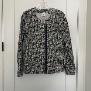 CAbi asymmetrical zipper jacket. Like new!